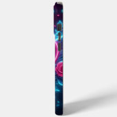 バレンタインデー愛がネオンを痛めるハート Case-Mate iPhoneケース (裏面 / 左)