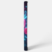 バレンタインデー愛がネオンを痛めるハート SAMSUNG GALAXYケース (左側面)