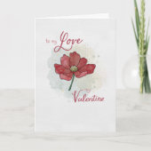 バレンタインデー愛するバレンタイン カード (正面)