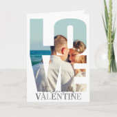 バレンタインデー愛の写真永遠バレンタイン カード (正面)