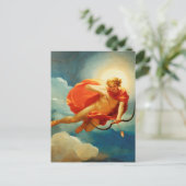 バレンタインデー愛の矢を撃つキューピッド シーズンポストカード (スタンド正面)