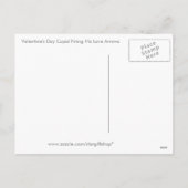 バレンタインデー愛の矢を撃つキューピッド シーズンポストカード (裏面)