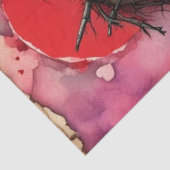 バレンタインデー愛らしいブードゥー人形のデコパージュ 薄葉紙 (詳細)