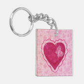 バレンタインデー愛らしい緊急カスタム キーホルダー (正面左)