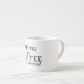 バレンタインデー愛コーヒーエスプレッソのマグを好みます エスプレッソカップ (正面右)