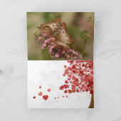 バレンタインデー愛ロマンチックな運命の運命 シーズンカード (内部)