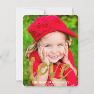 バレンタインデー愛写真カード シーズンカード