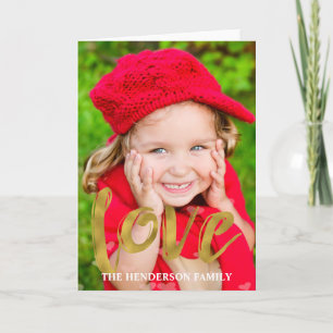 バレンタインデー愛写真カード シーズンカード