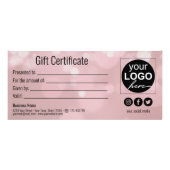 バレンタインデー愛赤いハートギフトカード ラックカード (裏面)