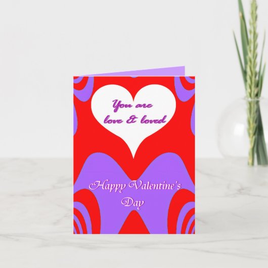 バレンタインデー愛_ シーズンカード (正面)