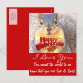 バレンタインデー愛_ シーズンポストカード (正面/裏面)