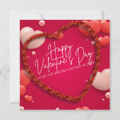 バレンタインデー感謝していは神 サンキューカード (裏面)