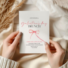 バレンタインデー招待状ガレンティーンズデイブランチ 招待状