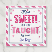 バレンタインデー教えトのラベル フェイバータグ (正面)