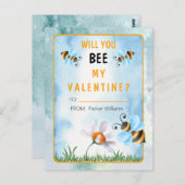 バレンタインデー教室 ポストカード (正面/裏面)