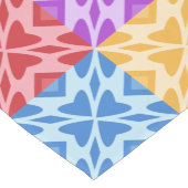 バレンタインデー数々ののカラーハート ショートテーブルランナー (コーナー)