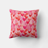 バレンタインデー数々のハートパターン愛 クッション (裏面)