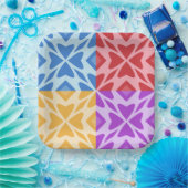 バレンタインデー数々のパーティー用の色のハート ペーパープレート (パーティー)