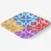 バレンタインデー数々のパーティー用の色のハート ペーパープレート (傾斜あり)