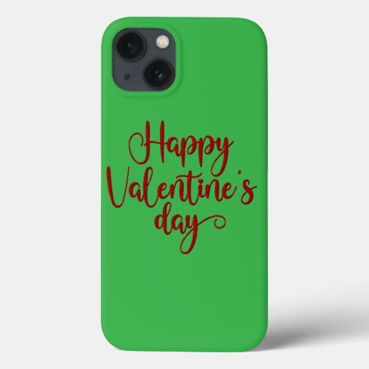 バレンタインデー文字iPhone 13ケース Case-Mate iPhoneケース (裏面)