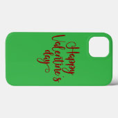 バレンタインデー文字iPhone 13ケース Case-Mate iPhoneケース (裏面 (横))