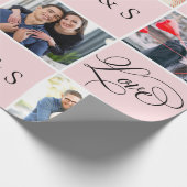 バレンタインデー書道写真集 ラッピングペーパー (角)