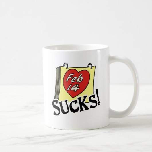 バレンタインデー最低 コーヒーマグカップ (右)