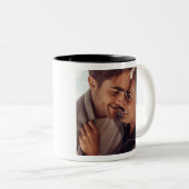 バレンタインデー最高の写真彼氏byパー・ゴルファー ツートーンマグカップ (正面右)