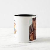 バレンタインデー最高の写真彼氏byパー・ゴルファー ツートーンマグカップ (中央)