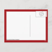 バレンタインデー来にカラヴァッジョのキューピッド シーズンポストカード (裏面)