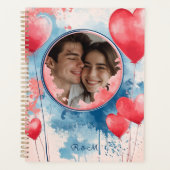 バレンタインデー枠カップル プランナー手帳 (正面)