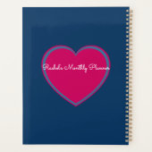 バレンタインデー枠カップル プランナー手帳 (裏面)