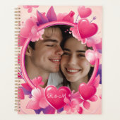 バレンタインデー枠カップル プランナー手帳 (正面)