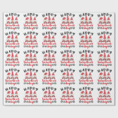 バレンタインデー格言スウェーデントムテ ラッピングペーパー (フラット)