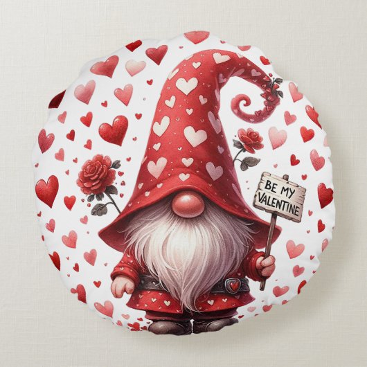 バレンタインデー格言丸まくら ラウンドクッション (裏面)