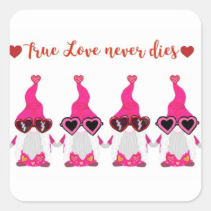 バレンタインデー格言 スクエアシール