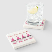 バレンタインデー格言 ストーンコースター (横)