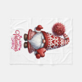 バレンタインデー格言 フリースブランケット (正面(横))