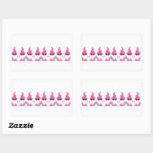 バレンタインデー格言 長方形シール (シート)