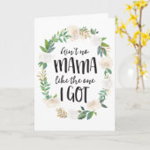 バレンタインデー母の日誕生日カードfor Mom カード (黄色い花)