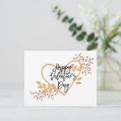 バレンタインデー水彩はがき ポストカード (スタンド正面)