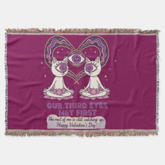 バレンタインデー特別企画 Two Souls One Vision スローブランケット (正面)