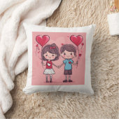 「バレンタインデー特別装飾用クッション」 クッション (ブランケット)