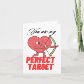 バレンタインデー特別 ハートと矢のデザイン シーズンカード (正面)