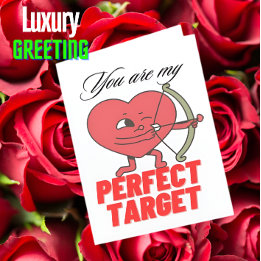 バレンタインデー特別 ハートと矢のデザイン シーズンカード