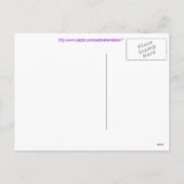 バレンタインデー猫の郵便はがき シーズンポストカード (裏面)