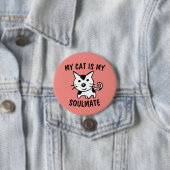 バレンタインデー猫ボタンSOULMATE 缶バッジ (インサイチュ)
