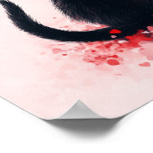 バレンタインデー猫教室ポスター ポスター (角)