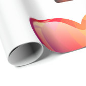 バレンタインデー甘いハートラッピング紙 ラッピングペーパー (ロールコーナー)