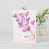 バレンタインデー用のハート型バルーン (スタンド正面)